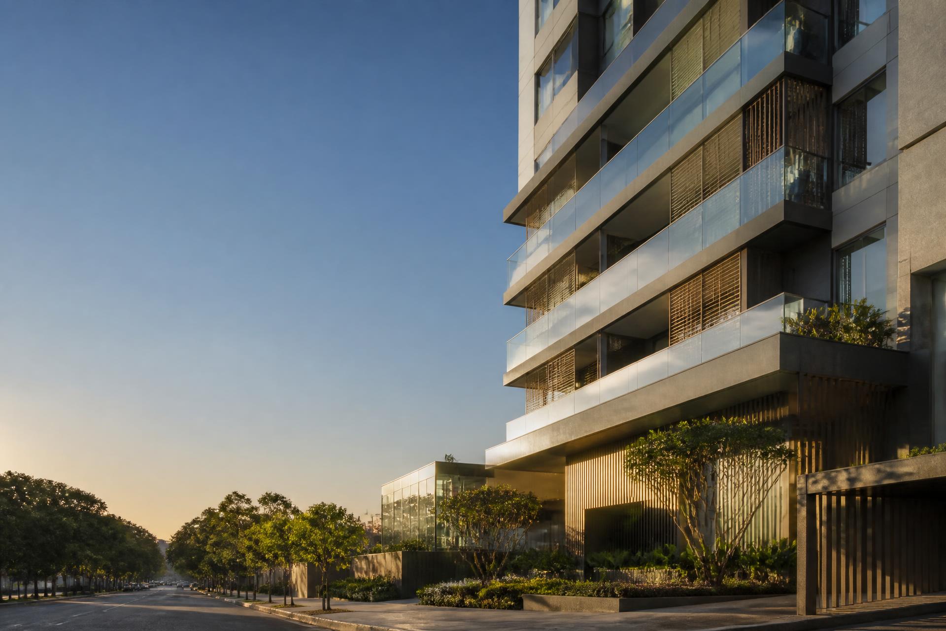 Edifício residencial de alto padrão na região da Savassi, em Belo Horizonte